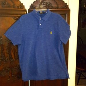Blue polo shirt, rare find, extra large.